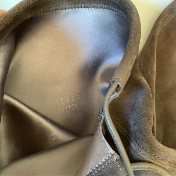 Stuart Weitzman almost brand new High Street Over the knee boots in Fungi - Picture 4 of 15